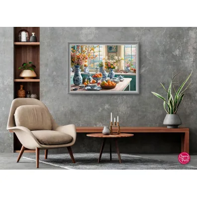 Puzzle 2000 el. Morning in My Kitchen CherryPazzi