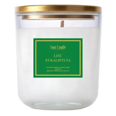 Your Candle �wieca sojowa zapachowa li�� eukaliptusa 180 ml