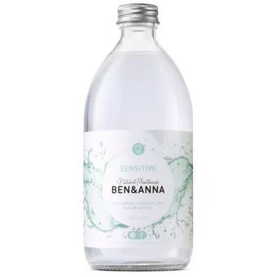 Ben&Anna Naturalny p�yn do p�ukania jamy ustnej z aloesem, sza�wi� i olejkiem mi�towym 500 ml