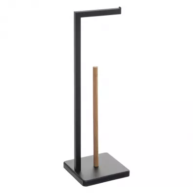 5five Simply Smart Stojak na papier toaletowy Natureo Black Brzowy.Czarny