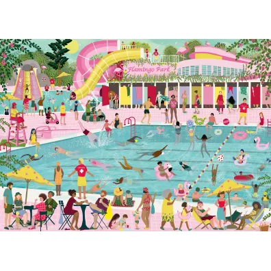 Puzzle 1000 el. Park Flamingo Ravensburger