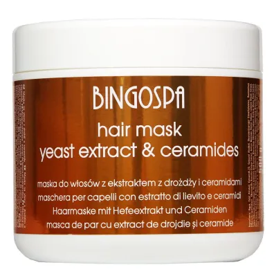 BingoSpa Maska do w�os�w z ekstraktem z dro�d�y 500 ml