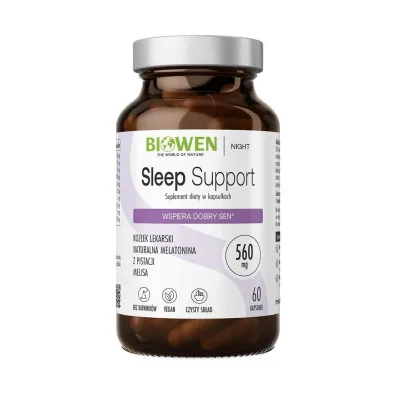 Biowen Sleep Support Suplement diety 60 kaps.