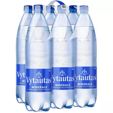Vytautas Naturalna woda mineralna gazowana zgrzewka 6 x 1000 ml