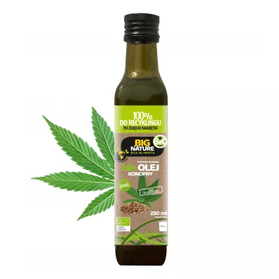 Big Nature Olej konopny toczony na zimno 250 ml Bio