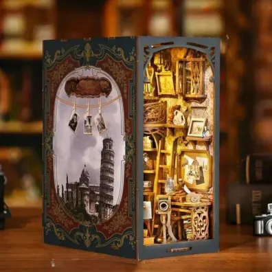 Puzzle Miniaturowy domek Book Nook Fotografia z dawnych lat Habarri