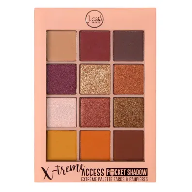 J.Cat Beauty X-Treme Access Pocket Shadow paleta cieni do oczu 102 Walk Of Stardom 10 g