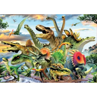 Puzzle 500 el. Dinozaury Educa