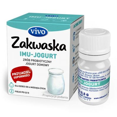 Zakwaska Vivo Zakwaska imu-jogurt (2 fiolki) 1 g