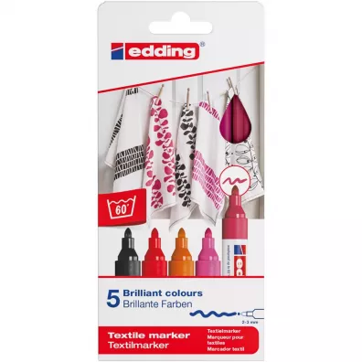 Edding Markery do tkanin 2-3 mm
