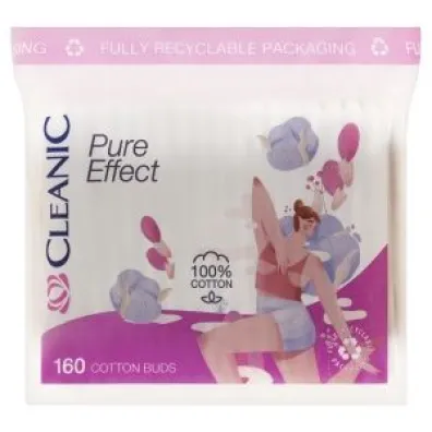 Cleanic Pure Effect Patyczki higieniczne 160 szt.