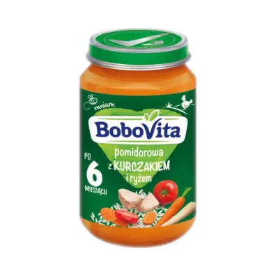 BoboVita Pomidorowa z kurczakiem i ry�em po 6 miesi�cu 190 g