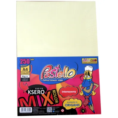Pastello Papier ksero A-4 250 arkuszy 80g Intensywny
