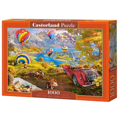 Puzzle 1000 el. Hot Air Balloon Valley CASTORLAND C-105595
