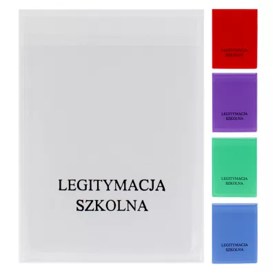 Km Plastik Okadka na legitymacj szkoln elowa LS3 161795