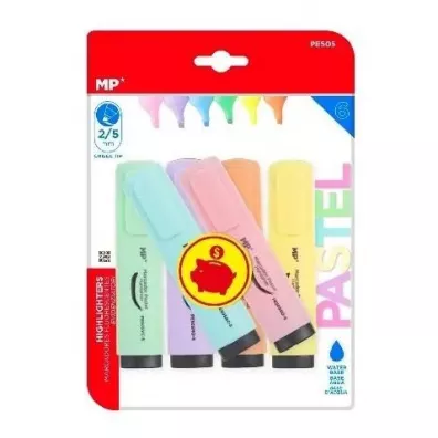 Mp Main Paper Zakre�lacz pastelowy 2,0/5,0mm 6 szt