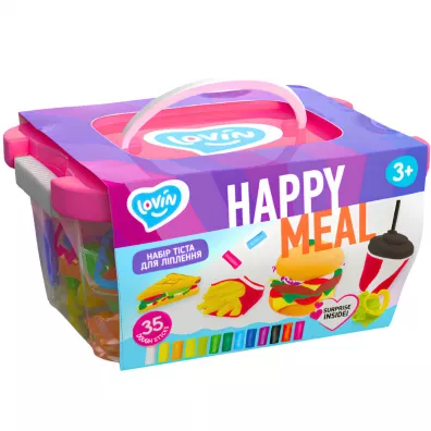 Zestaw kreatywny ciastolina Happy Meal Lovin