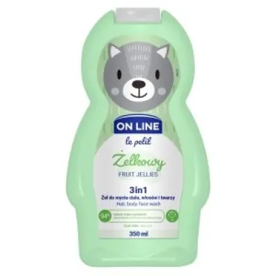 On Line �el do mycia cia�a, w�os�w i twarzy 3w1 dla dzieci �elkowy Le Petit 350 ml
