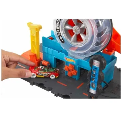 Hot Wheels. City Wy�cigowy Warsztat opon Zestaw HDP02