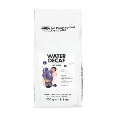 Le Piantagioni Del Caffe Water Decaf Kawa ziarnista bezkofeinowa 250 g