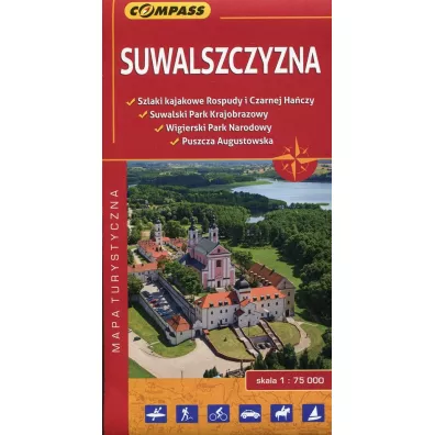 Mapa turystyczna Suwalszczyzna 1:75 000