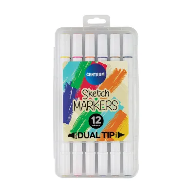 Panta Plast Zestaw marker�w dwustronnych 6 szt.