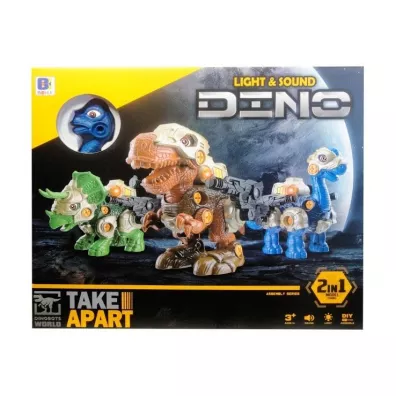 Dinozaur do skr�cania z d�wi�kiem i �wiat�em Swede