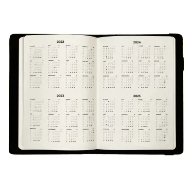 Planner A5 dzienny na gumk� Botanic BLACK PLR-25PR