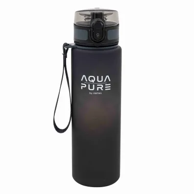 Bidon Aqua Pure grey/black 600ml ASTRA