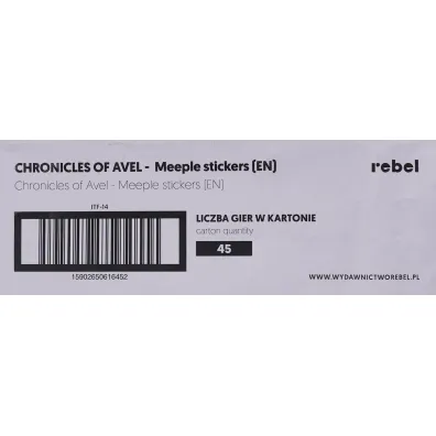 Rebel Kroniki zamku Avel: Naklejki na meple 16 szt.