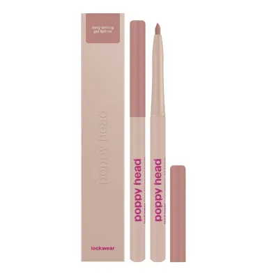 Poppy Head Lockwear Long-Lasting Gel Lipliner d�ugotrwa�a �elowa kontur�wka do ust 02 Blush Hour 0.6 g