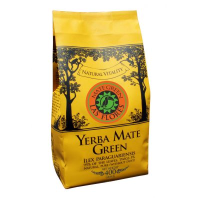Mate Green Yerba Mate LAS FLORES 400 g
