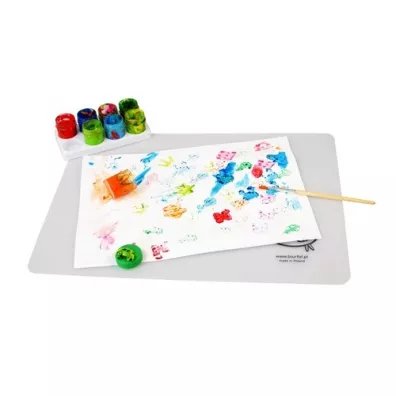 Biurfol Podk�adka szkolna na biurko PVC bia�a 380x280mm