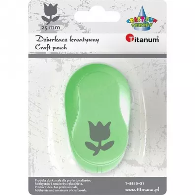 Titanum Dziurkacz z motywem Tulipan