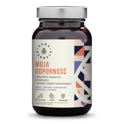 Aura Herbals Moja odporność - Naturalny kompleks Suplement diety 60 kaps.