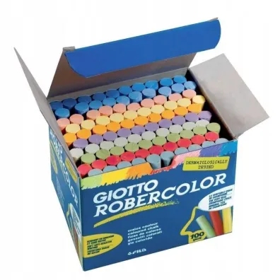 Kreda kolorowa 100 szt GIOTTO