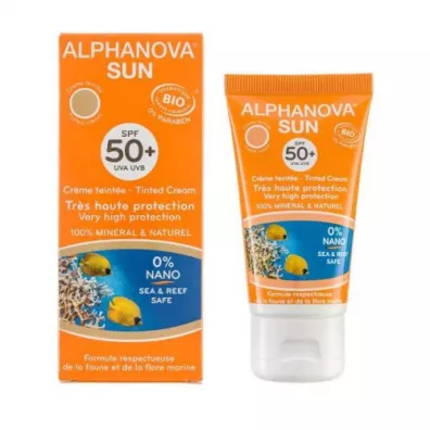 Alphanova Sun Bio krem przeciws�oneczny, filtr spf50+ bb