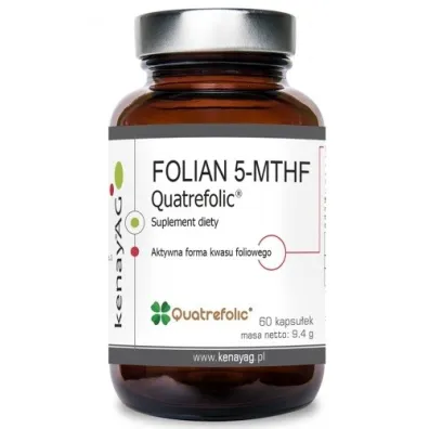 Kenay Folian 5-Mthf Quatrefolic Suplement diety 60 kaps.