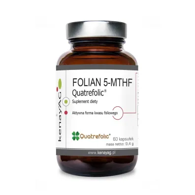Kenay Folian 5-Mthf Quatrefolic Suplement diety 60 kaps.