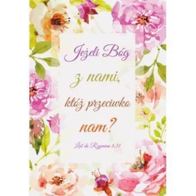 Kartka sk�adana Je�eli B�g z nami