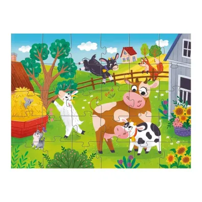Puzzle Krowy i kozy 30el Dodo