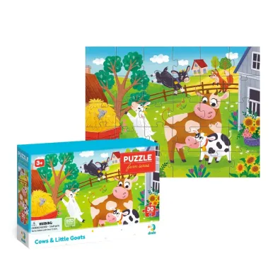 Puzzle Krowy i kozy 30el Dodo