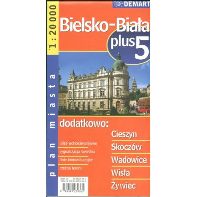 Bielsko-Biała plus 5 plan miasta