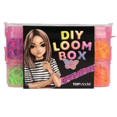 Zestaw gumek do robienia bransoletek Top Model Loom Box 14124A Depesche