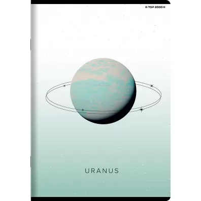Top-2000 Zeszyt Geo/Planet A5 z marginesem kratka, 5mm, margines 60 kartek