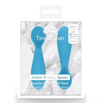 Ezpz Silikonowa �y�eczka Tiny Spoon szara 2 szt.