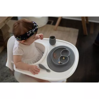 Ezpz Silikonowa �y�eczka Tiny Spoon szara 2 szt.