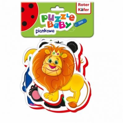 Puzzle piankowe 16 el. Baby Zoo RK1102-02 Roter Kafer