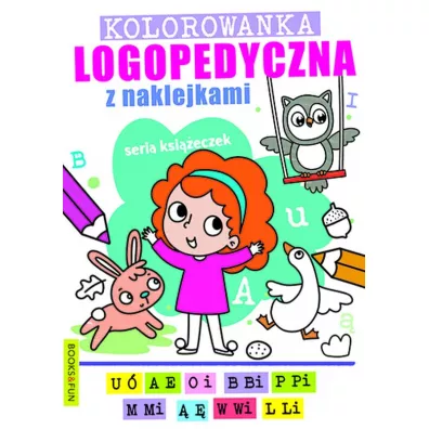 Kolorowanka logopedyczna z naklejkami 1