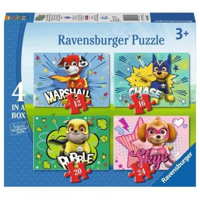 Puzzle 4w1 Psi Patrol Superbohaterowie Ravensburger